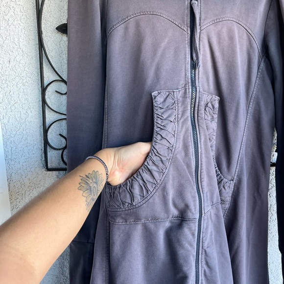 Prairie Underground Clocck Charcoal Hooded Utility Jacket - Picture 6 of 11